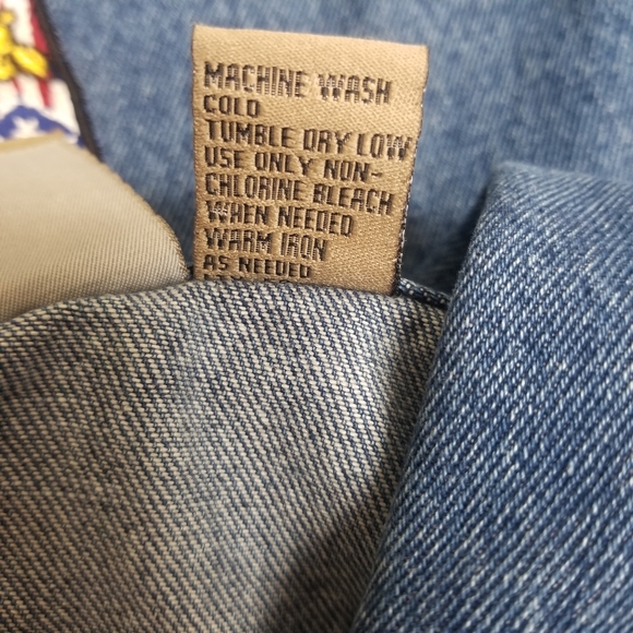 Don't Mess With Texas Blue Denim Boot Jacket - Lrg - Picture 7 of 7